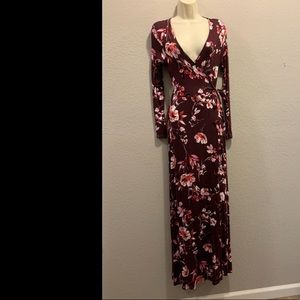 Motherhood Maternity Wrap Dress